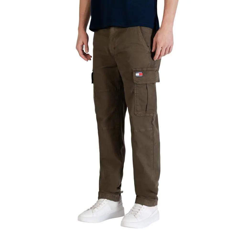 Tommy Hilfiger Jeans Tommy Hilfiger Jeans Green Recycled Cotton Cargo Pants
