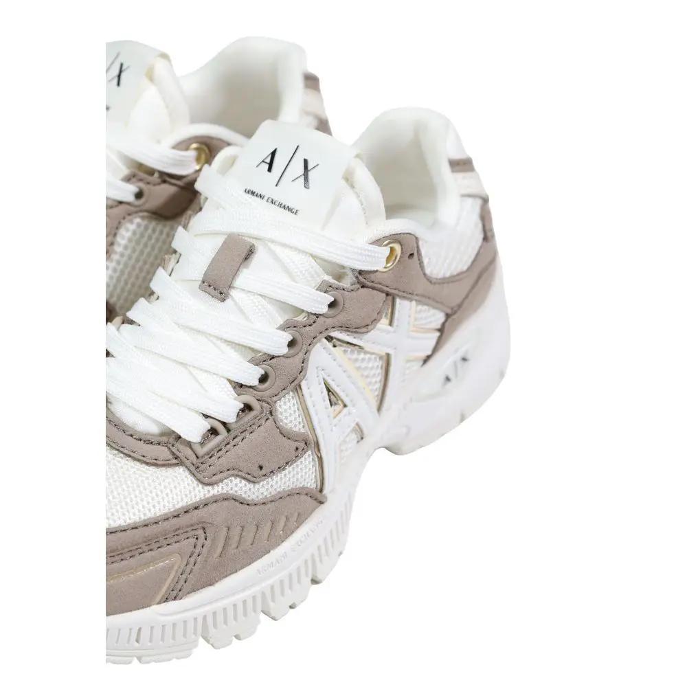 Armani Exchange Armani Exchange Brown Polyamide Athletic Sneakers