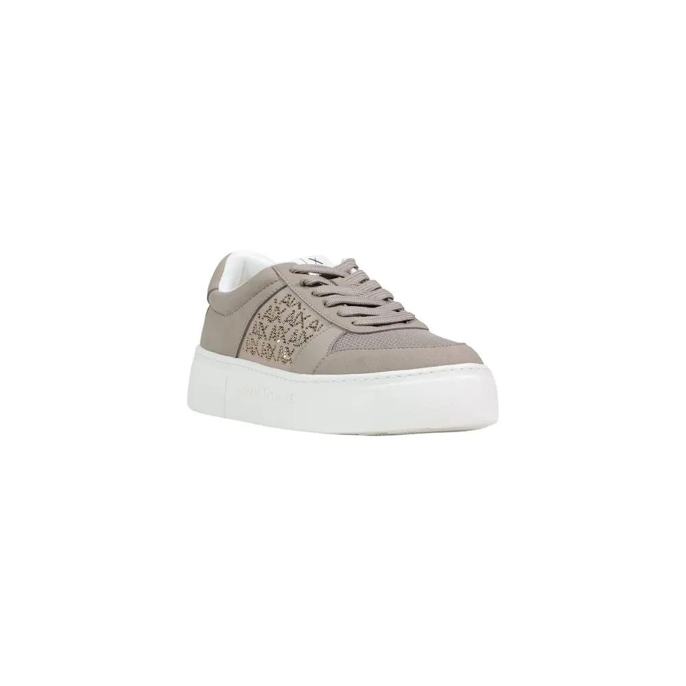 Armani Exchange Armani Exchange Brown Polyamide Athletic Sneakers
