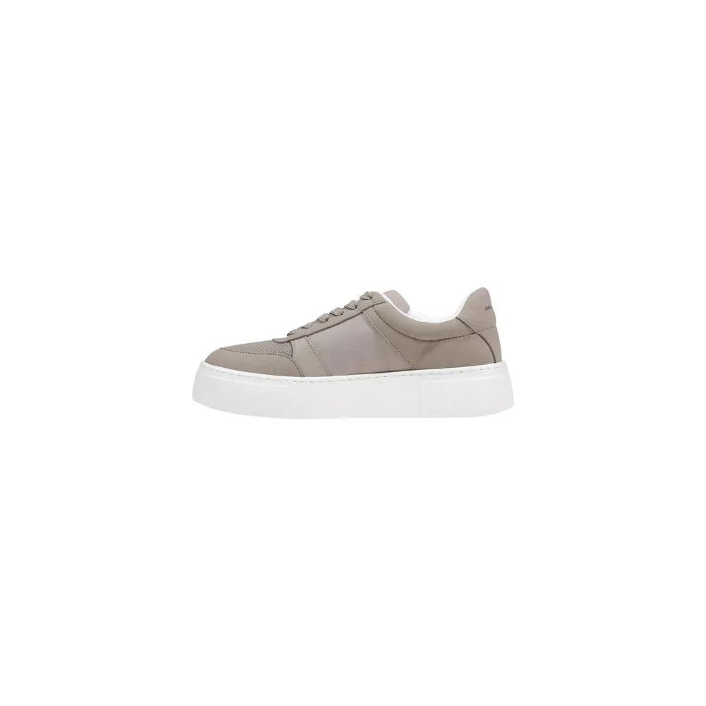 Baskets athlétiques Armani Exchange marron en polyamide
