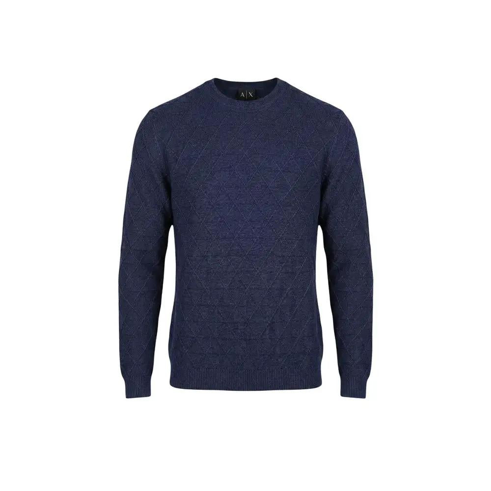 Armani Exchange Armani Exchange Blue Viscose Sweatshirt