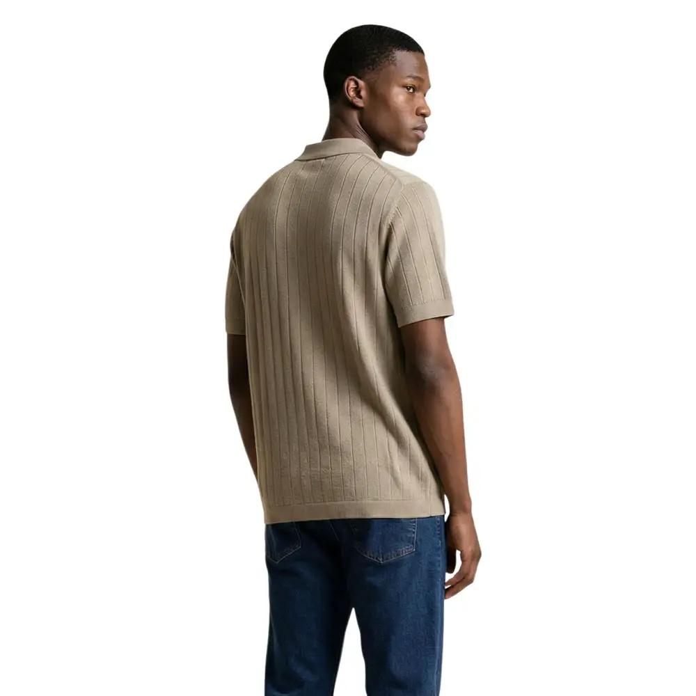 Armani Exchange Armani Exchange Beige Cotton Polo Shirt