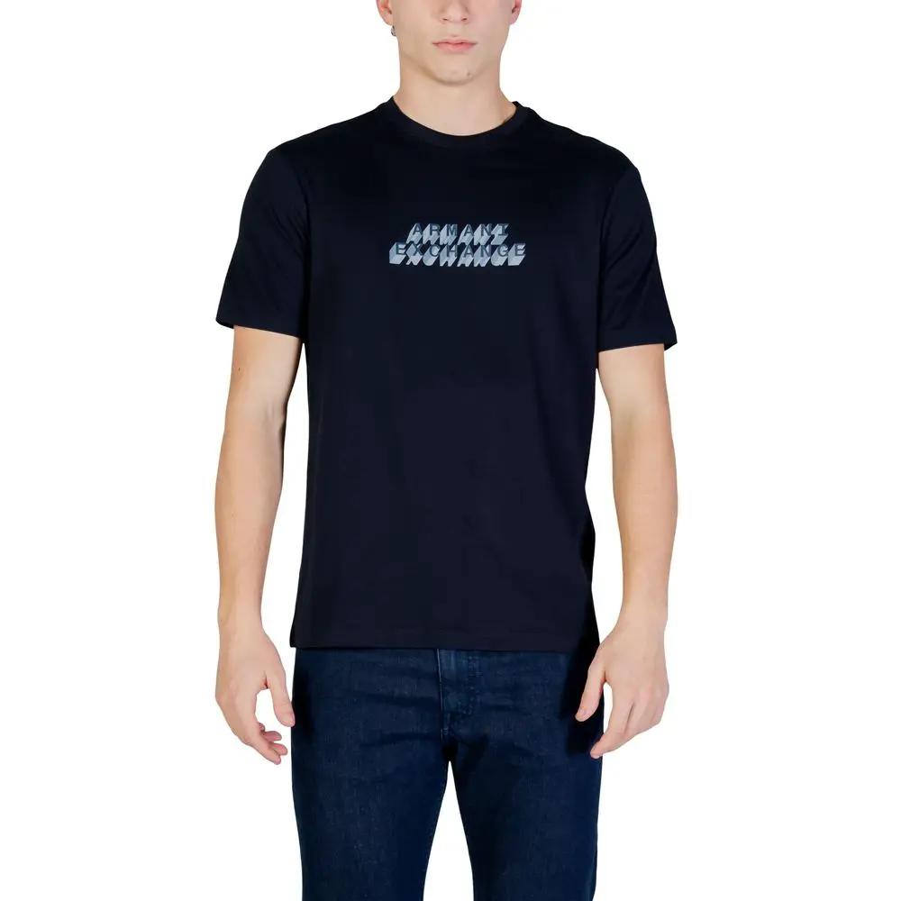 Armani Exchange Armani Exchange Blue Cotton T-Shirt