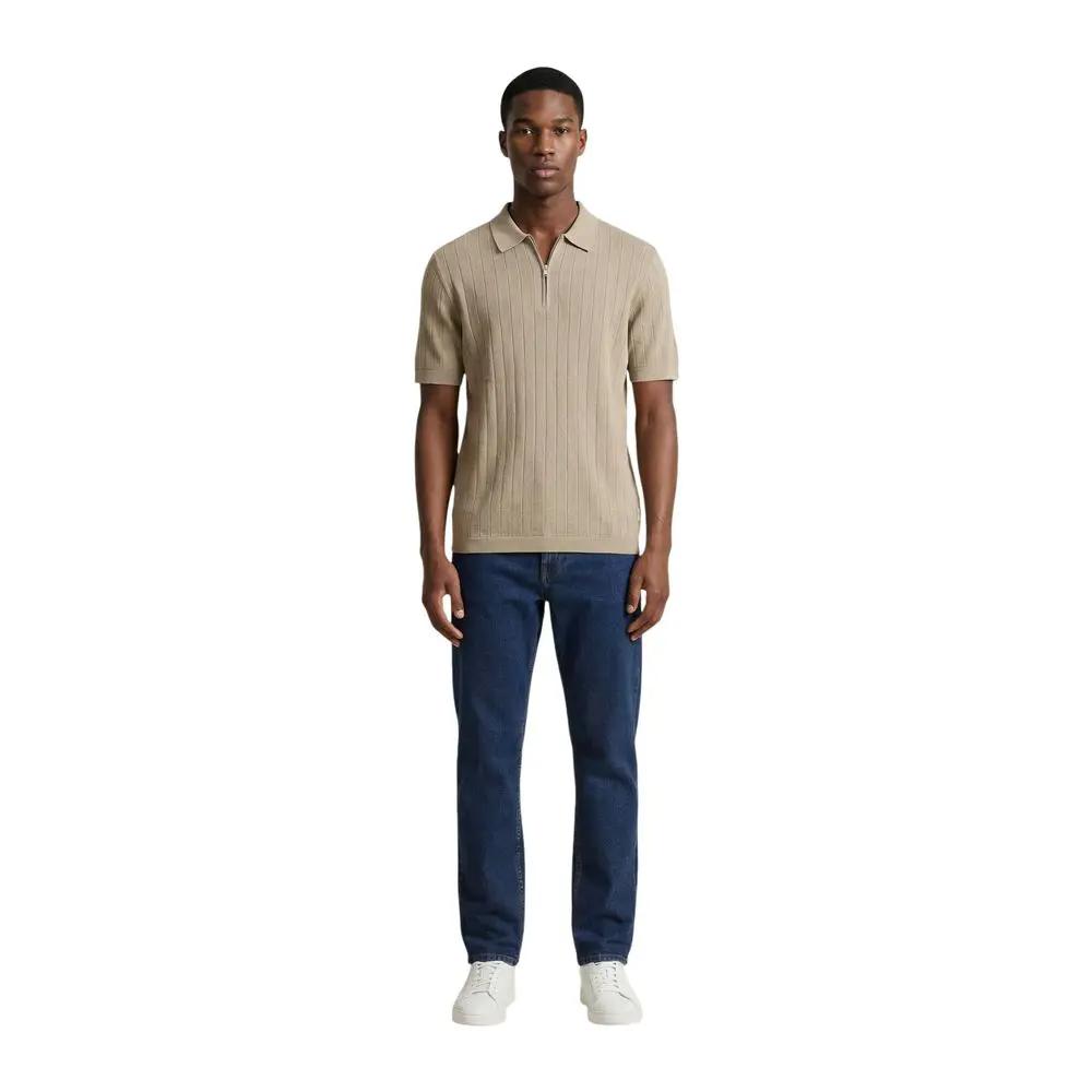 Armani Exchange Armani Exchange Beige Cotton Polo Shirt