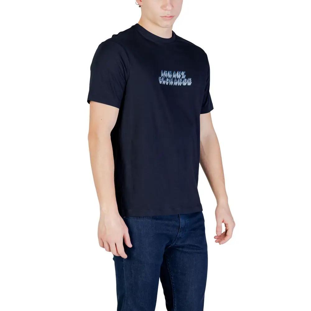 Armani Exchange Armani Exchange Blue Cotton T-Shirt