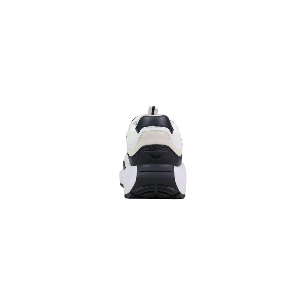 EA7 Emporio Armani EA7 Emporio Armani Black And White Polyethylene Athletic Sneakers