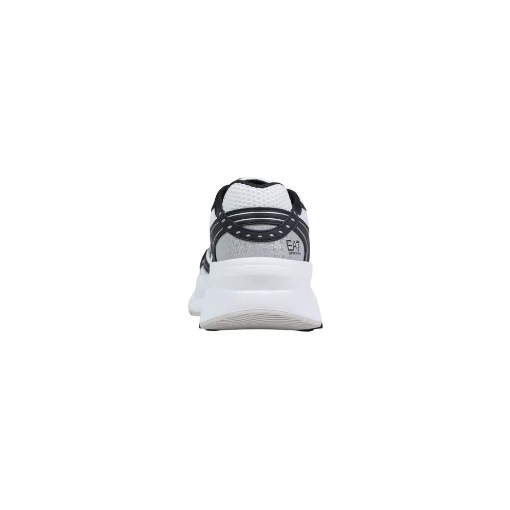 EA7 Emporio Armani EA7 Emporio Armani Black And White Polyester Athletic Sneakers