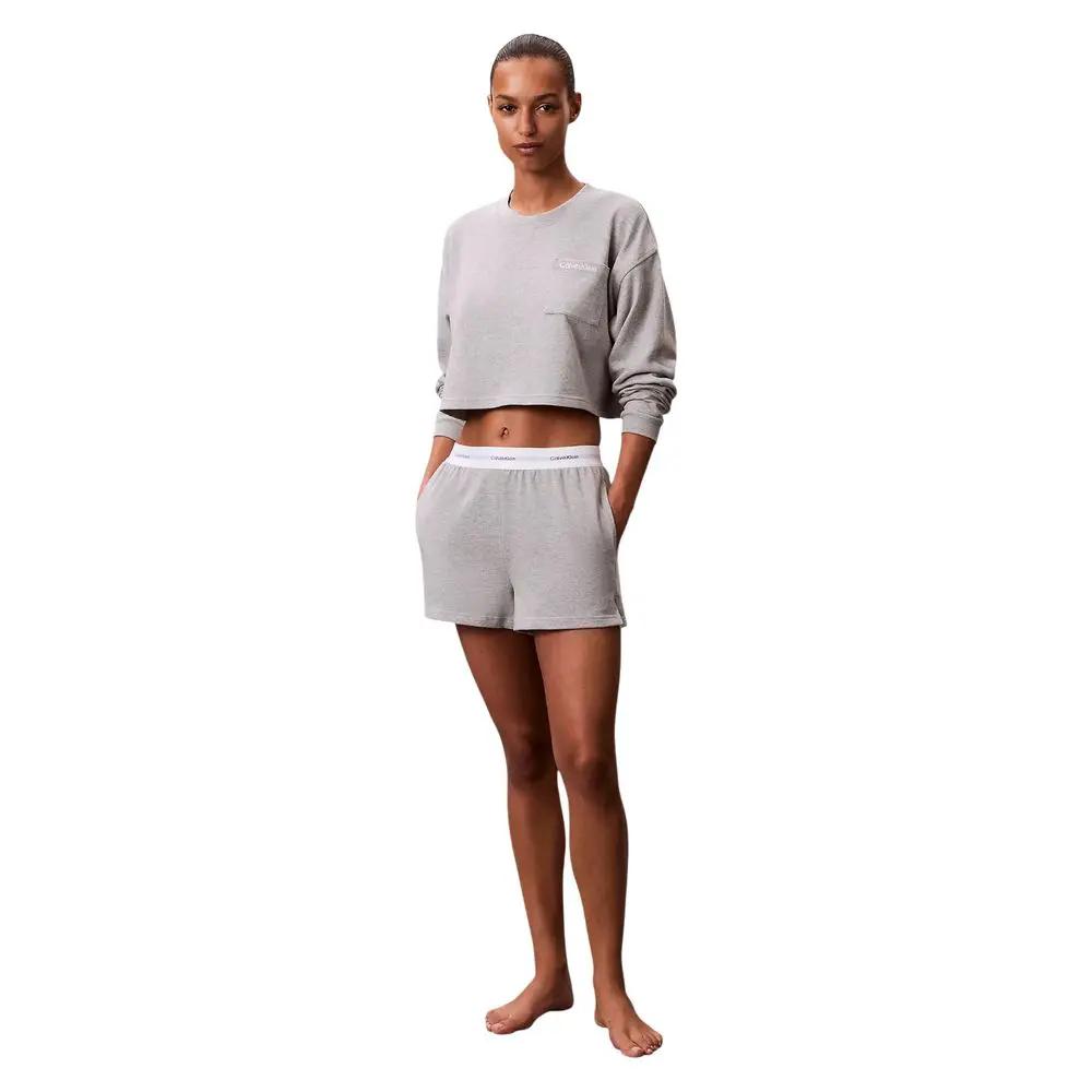 Calvin Klein Underwear Calvin Klein Underwear Gray Cotton Bottoms Sleepwear