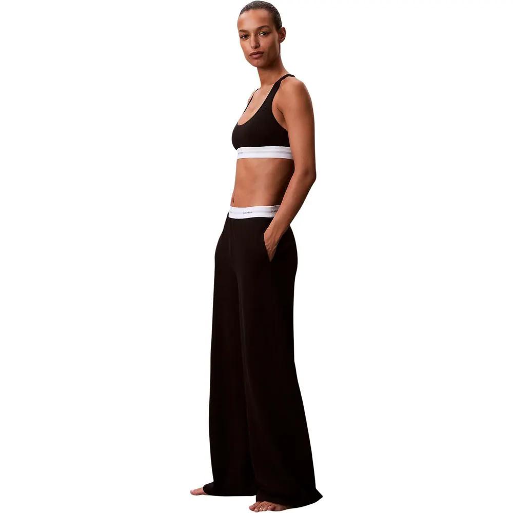 Bas de pyjama en coton noir Calvin Klein Underwear