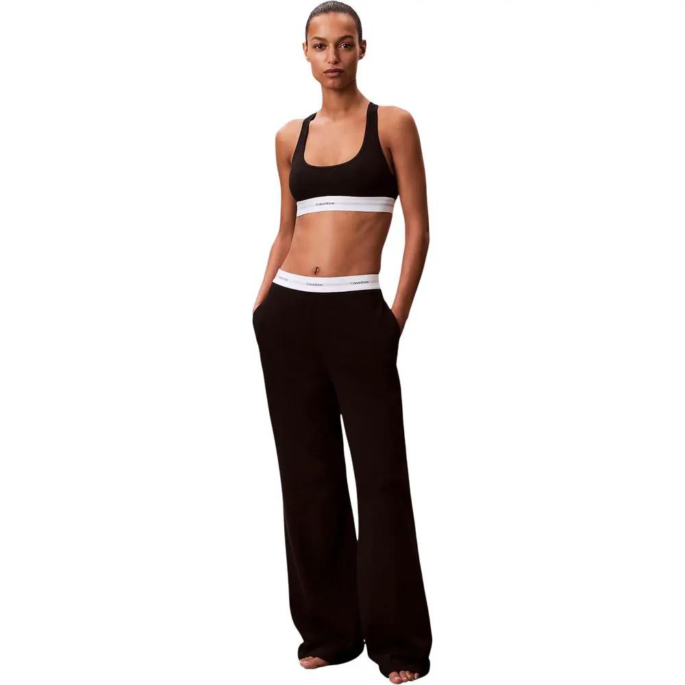 Bas de pyjama en coton noir Calvin Klein Underwear