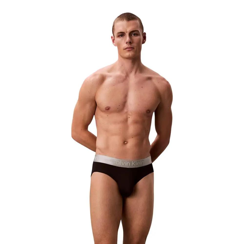 Calvin Klein Underwear Calvin Klein Underwear Black And White Recycled Polyester Briefs