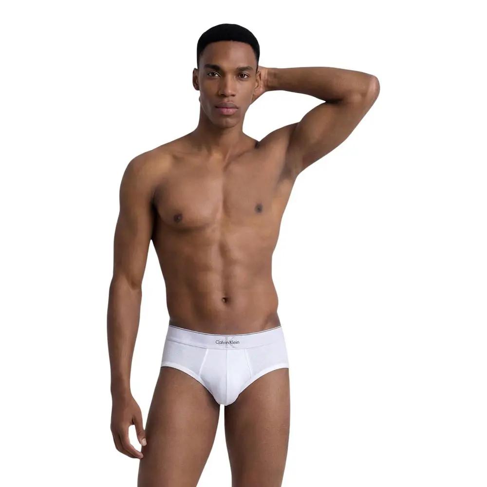 Slip bicolore en coton Calvin Klein Underwear
