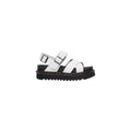 Dr. Martens Dr. Martens White Leather Strap-On Sandals