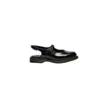 Dr. Martens Black Leather Flat Sandals