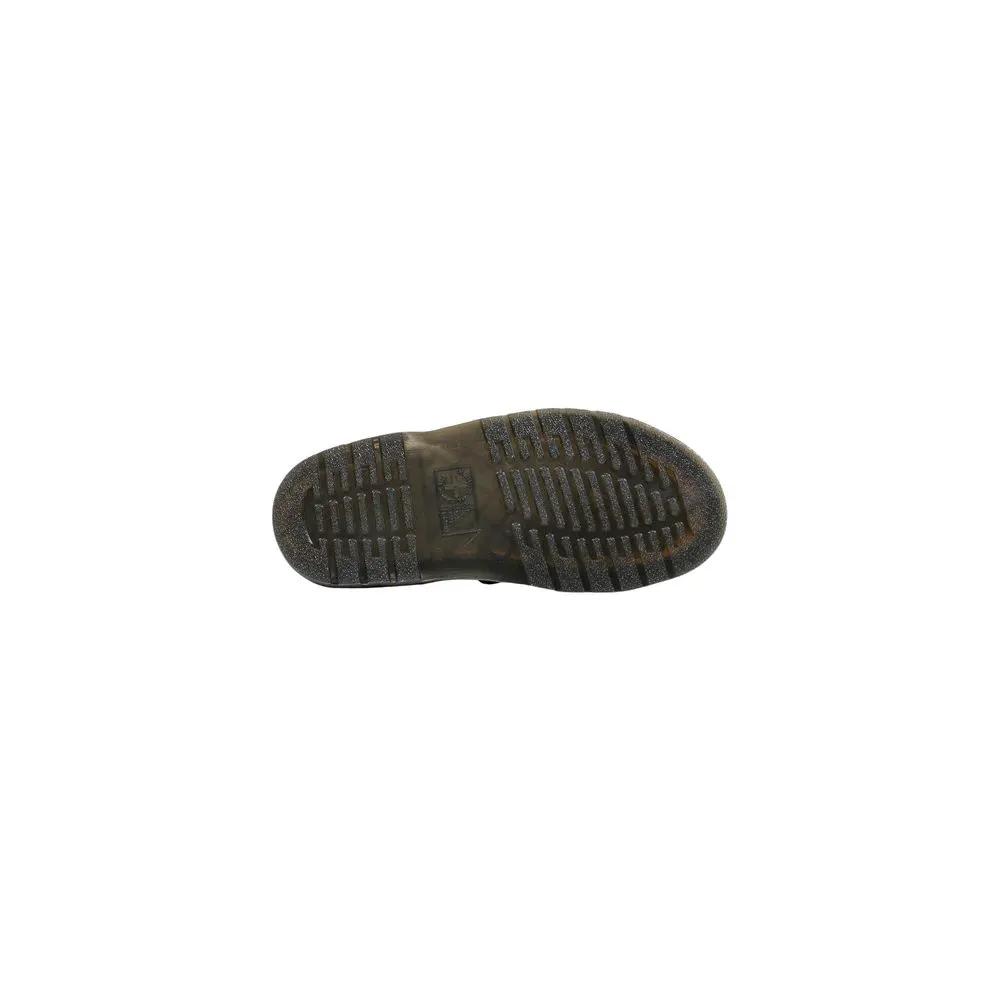 Dr. Martens Dr. Martens Black Leather Flat Sandals