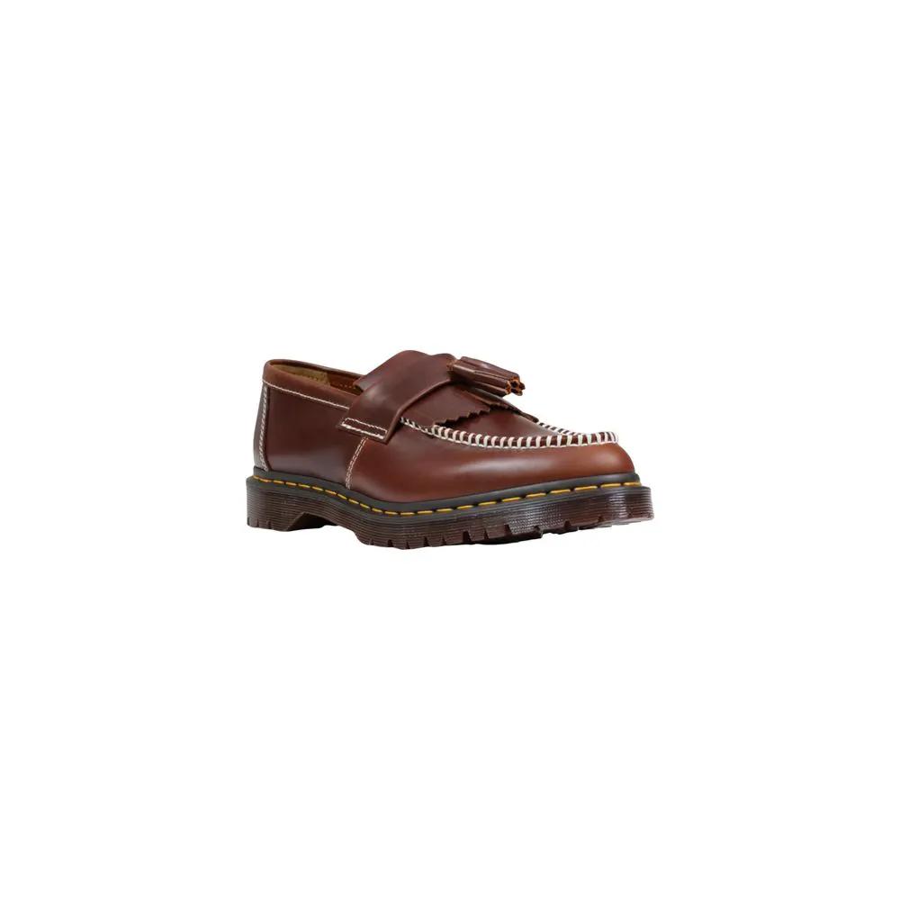Mocassins à enfiler en cuir marron Dr. Martens
