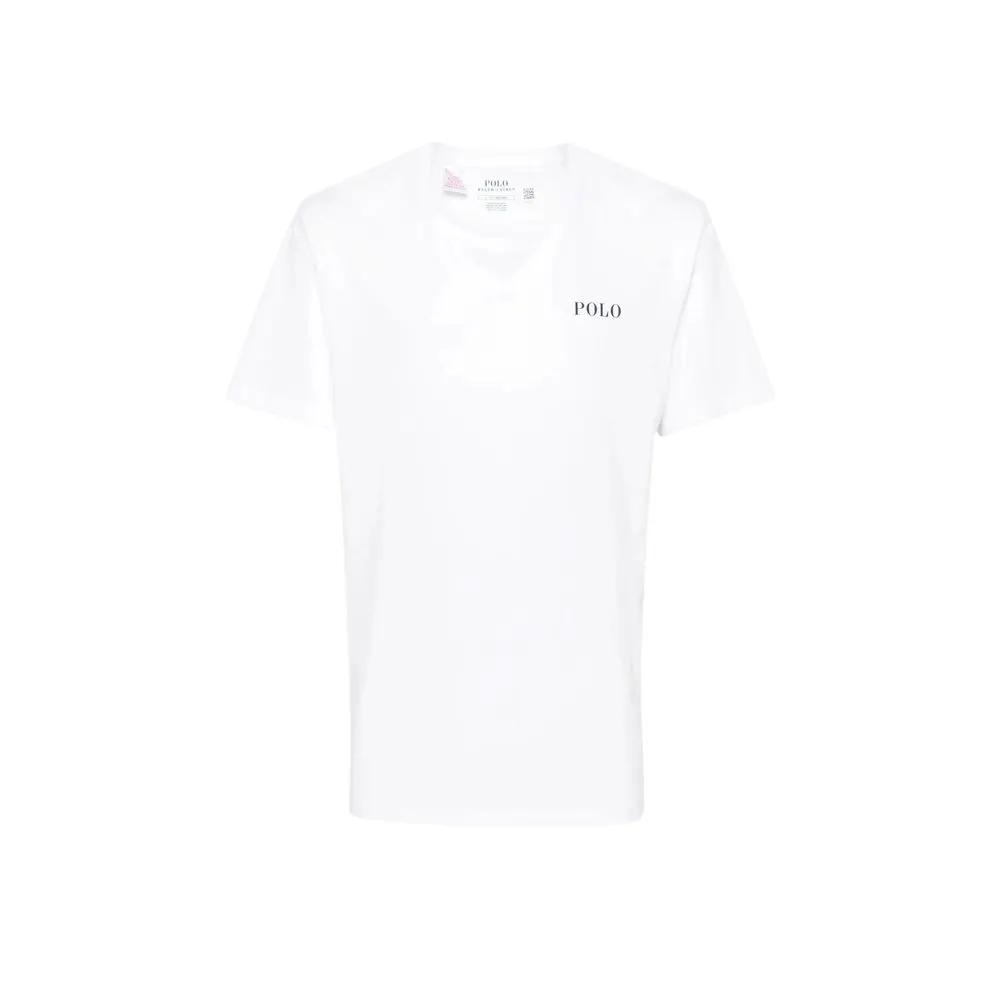 T-shirt en coton blanc Ralph Lauren