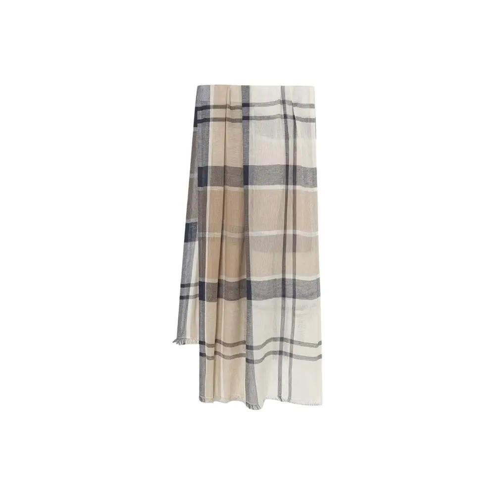 Barbour Barbour Cream Cotton Scarf