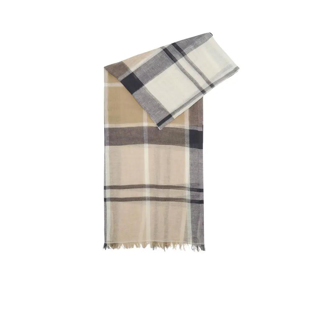 Barbour Barbour Cream Cotton Scarf