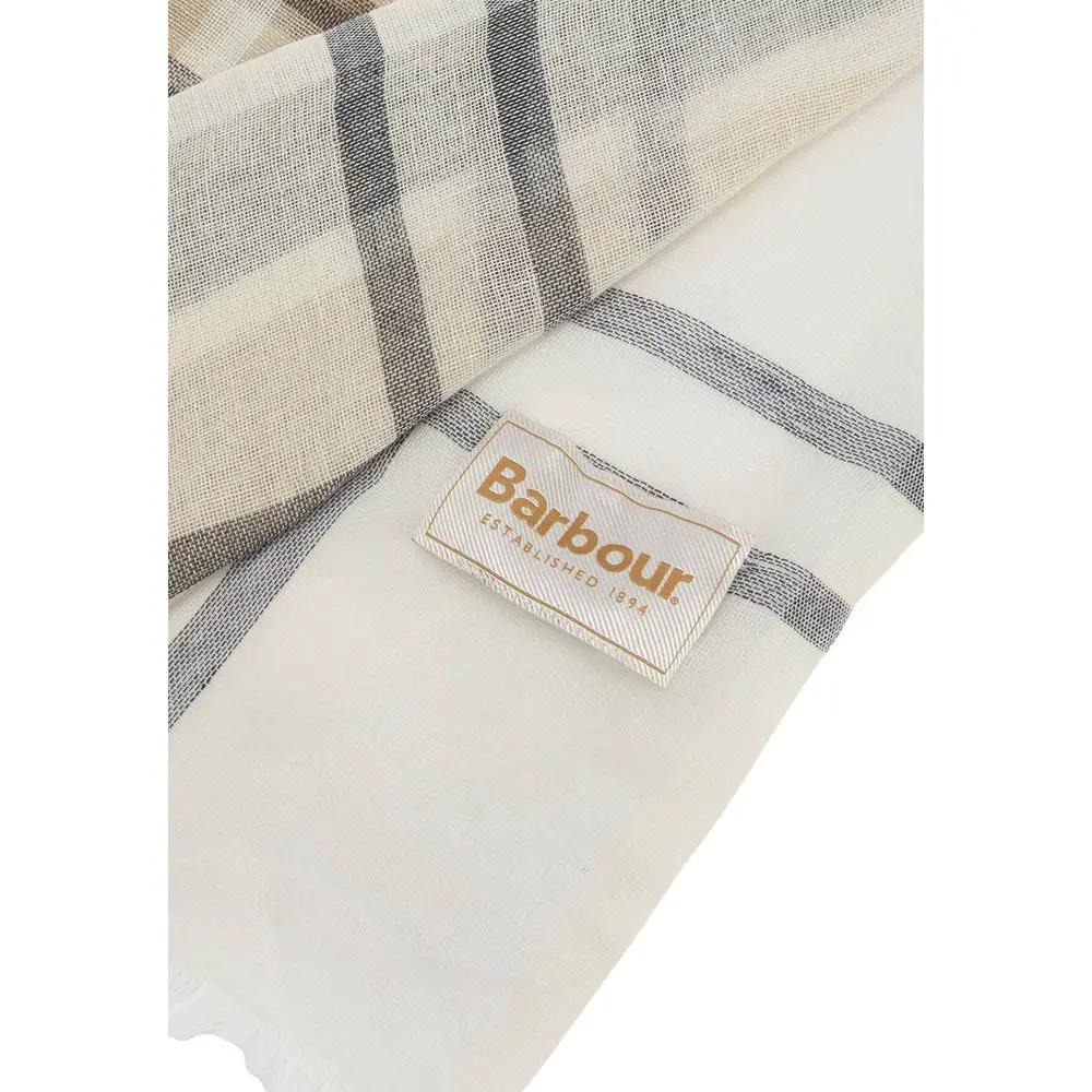 Barbour Barbour Cream Cotton Scarf