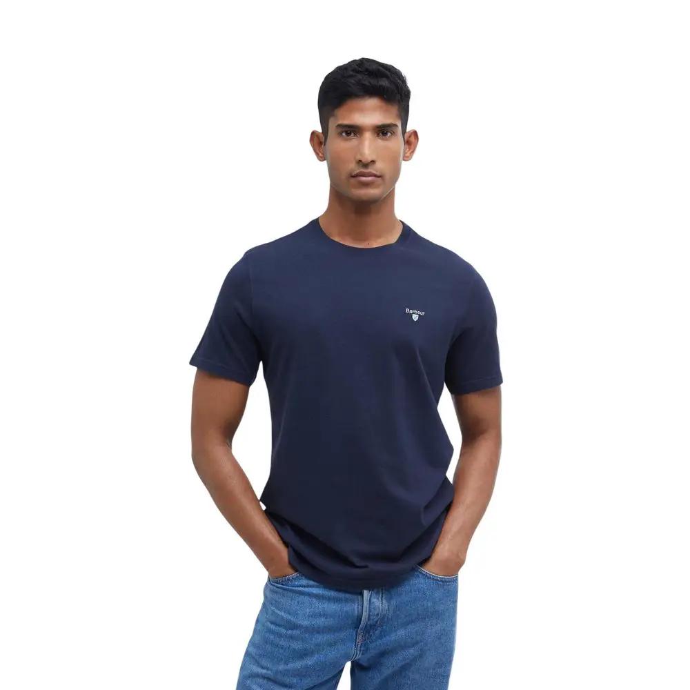 Barbour Barbour Blue Cotton T-Shirt