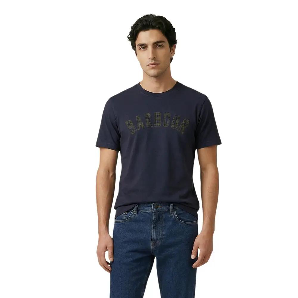 T-shirt Barbour en coton bleu