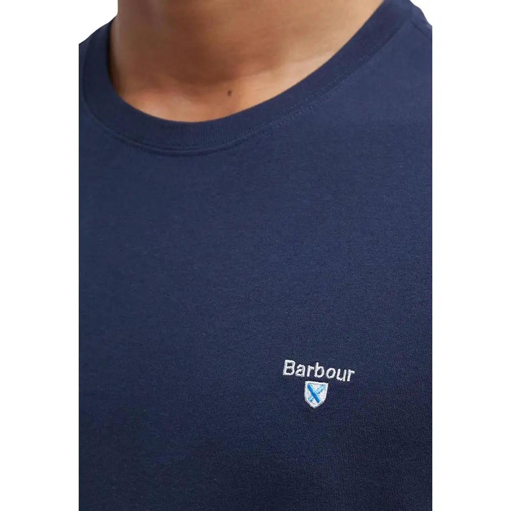 T-shirt Barbour en coton bleu