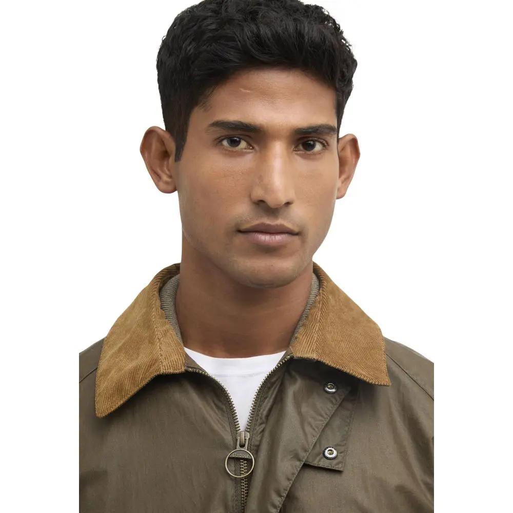 Veste longue Barbour en coton vert