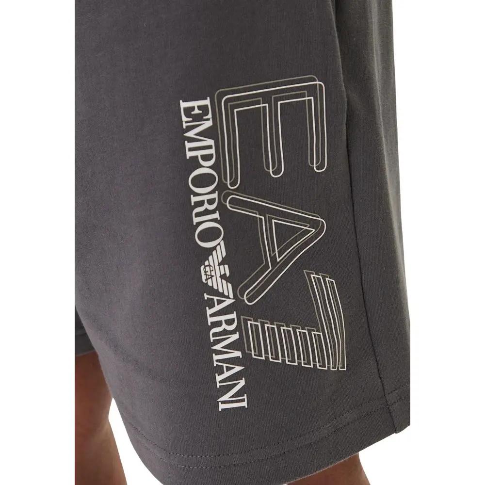 Short Bermuda EA7 Emporio Armani en Coton Gris