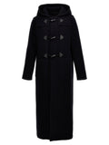Manteau en laine bleu Prada
