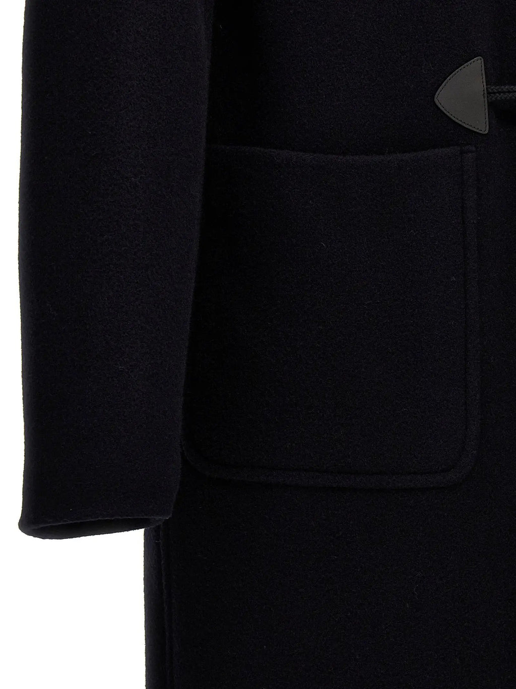 Manteau en laine bleu Prada