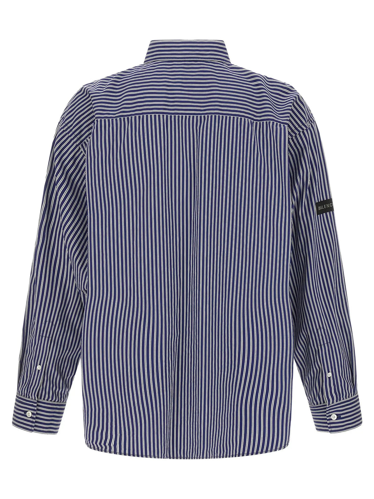 Balenciaga Blue Cotton Blouse