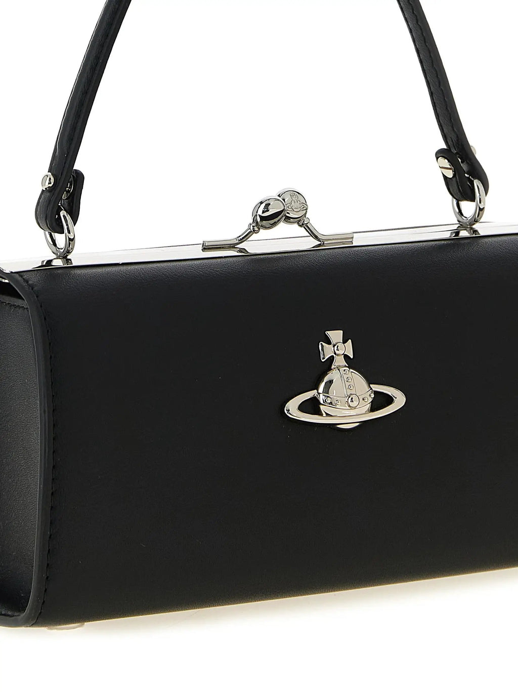 Sac à main en polyester noir Vivienne Westwood