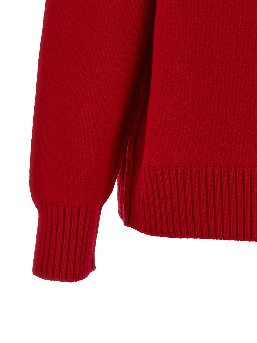 Gilet en laine rouge Ami Paris