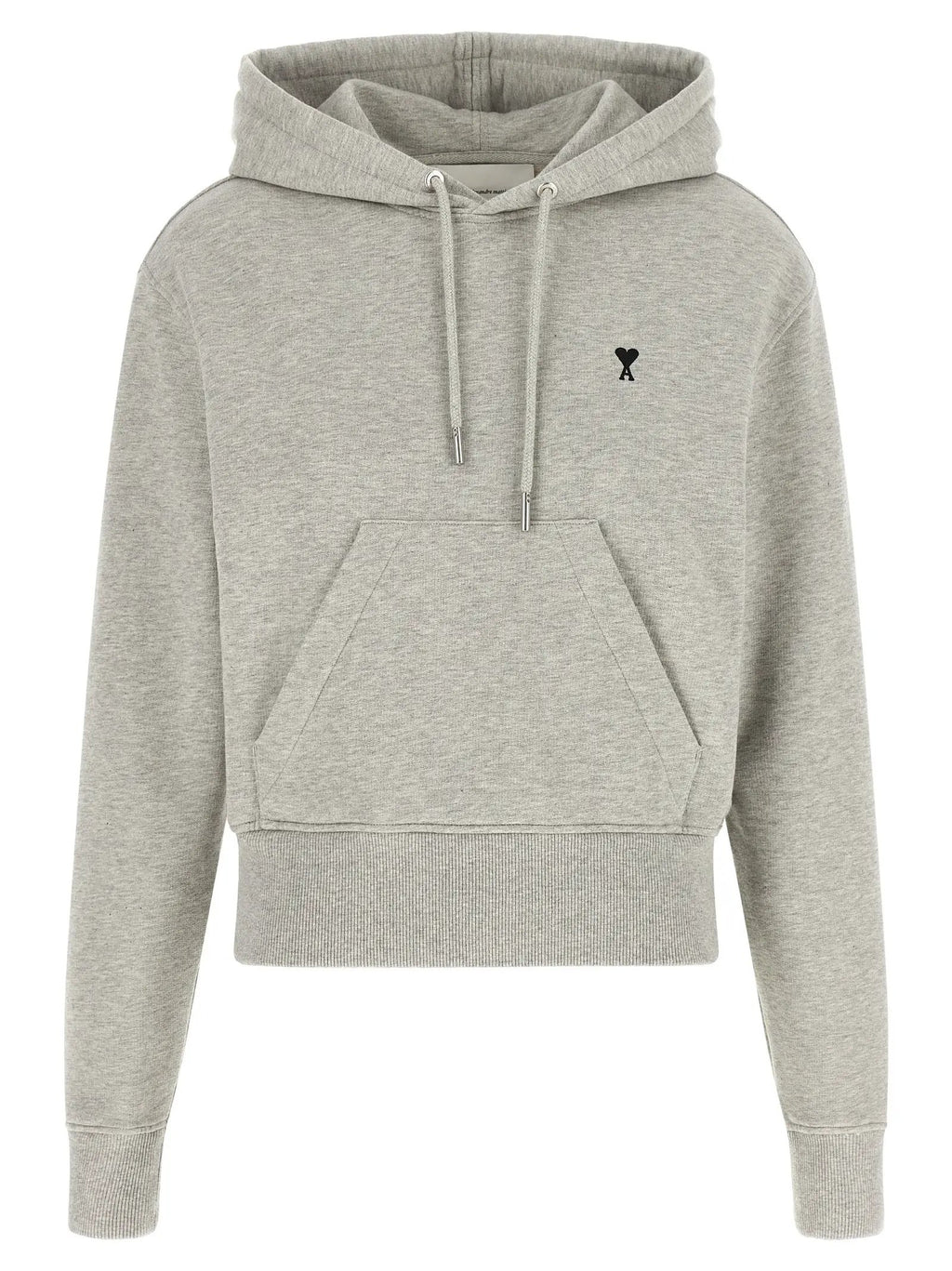 Ami Paris Gray Cotton Sweatshirt