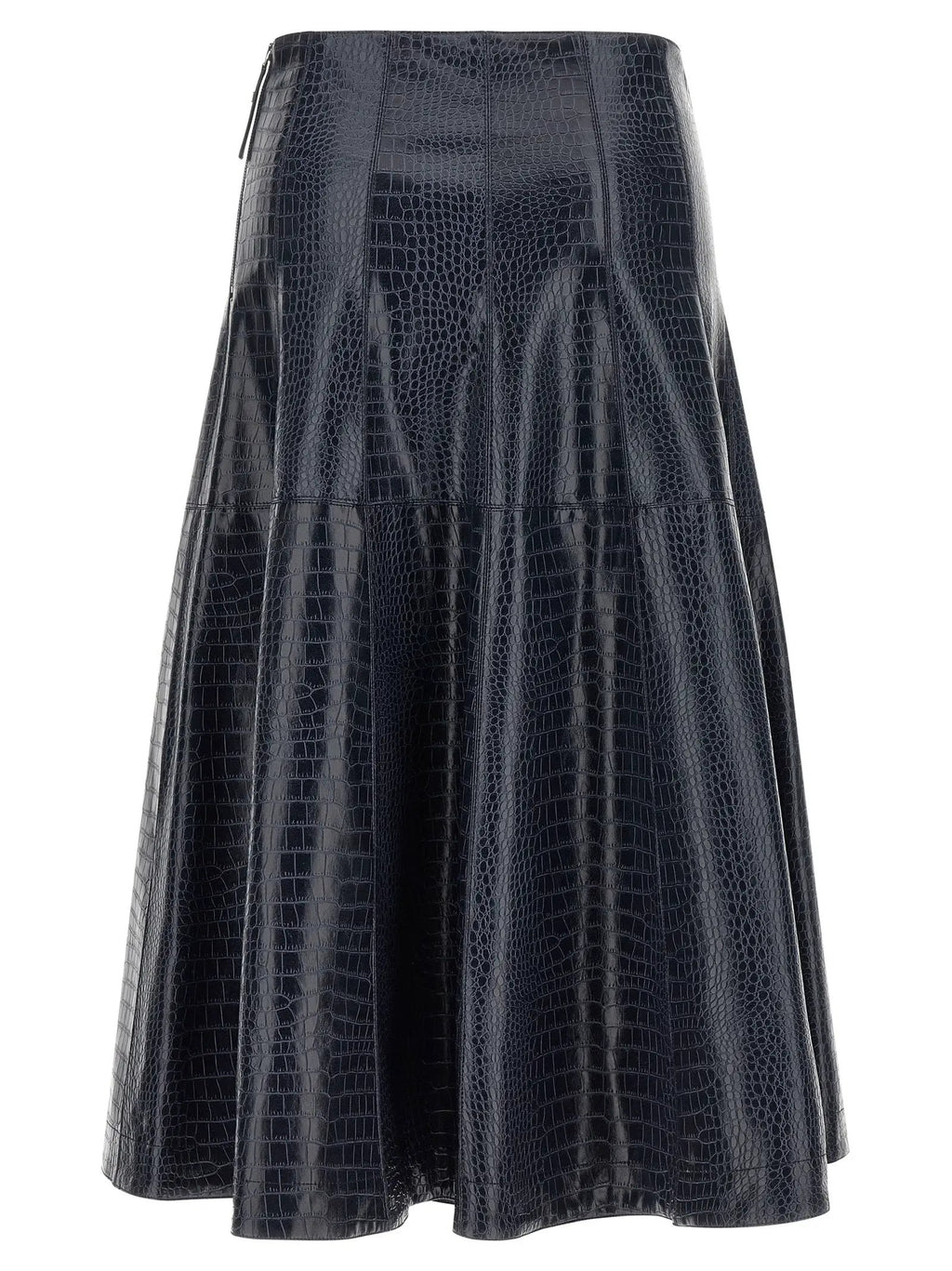 PINKO Jupe midi en viscose bleue