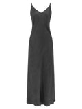 Robe longue en viscose noire PINKO