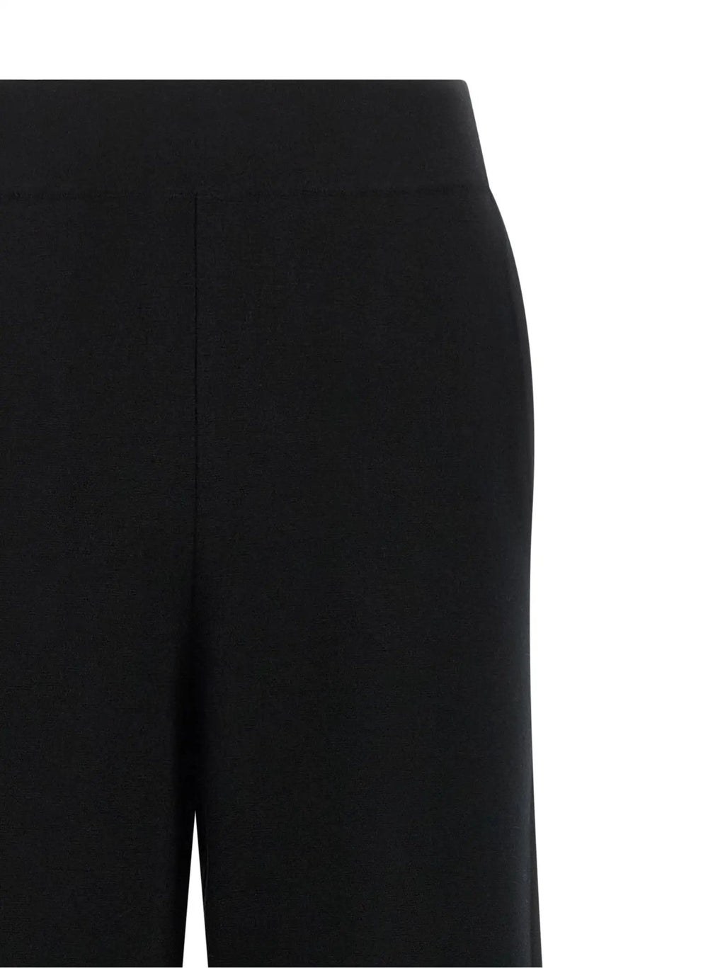 Pantalon décontracté en laine noire Max Mara