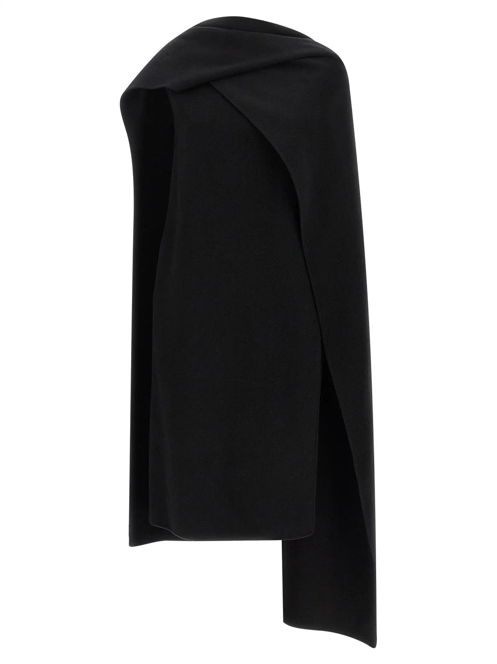 Robe midi Khaite en laine vierge noire