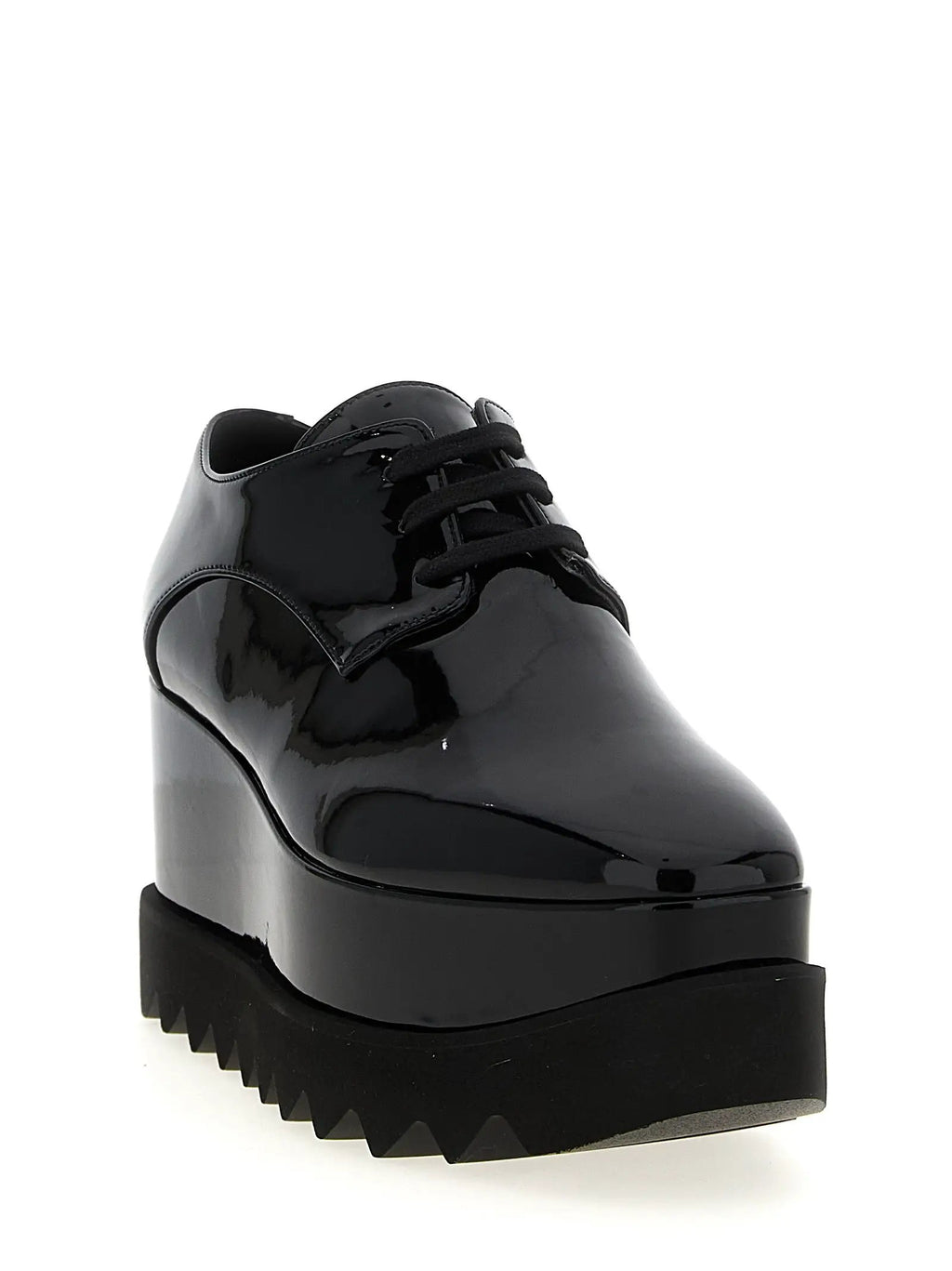 Sandales compensées en polyéthylène noir Stella McCartney