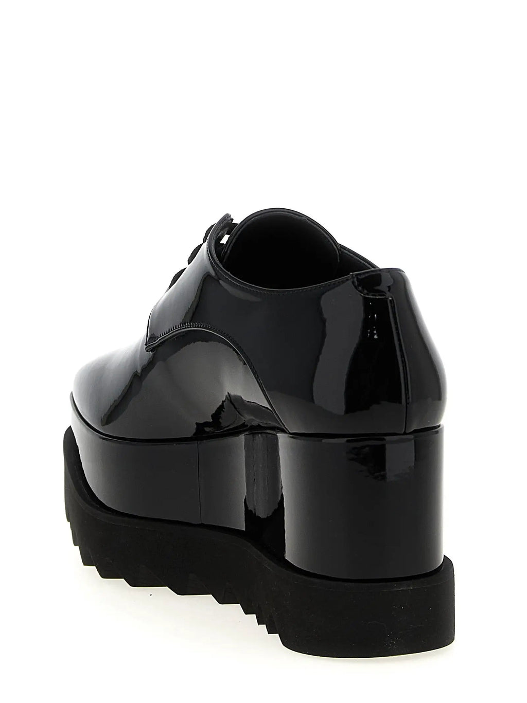 Sandales compensées en polyéthylène noir Stella McCartney