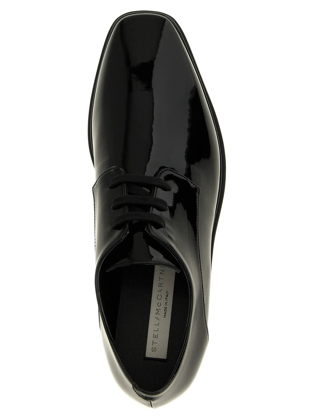 Sandales compensées en polyéthylène noir Stella McCartney