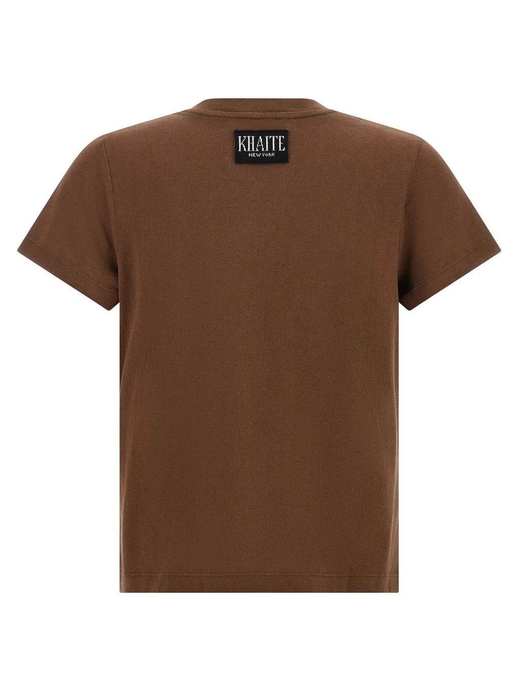 Khaite Khaite Brown Cotton T-Shirt