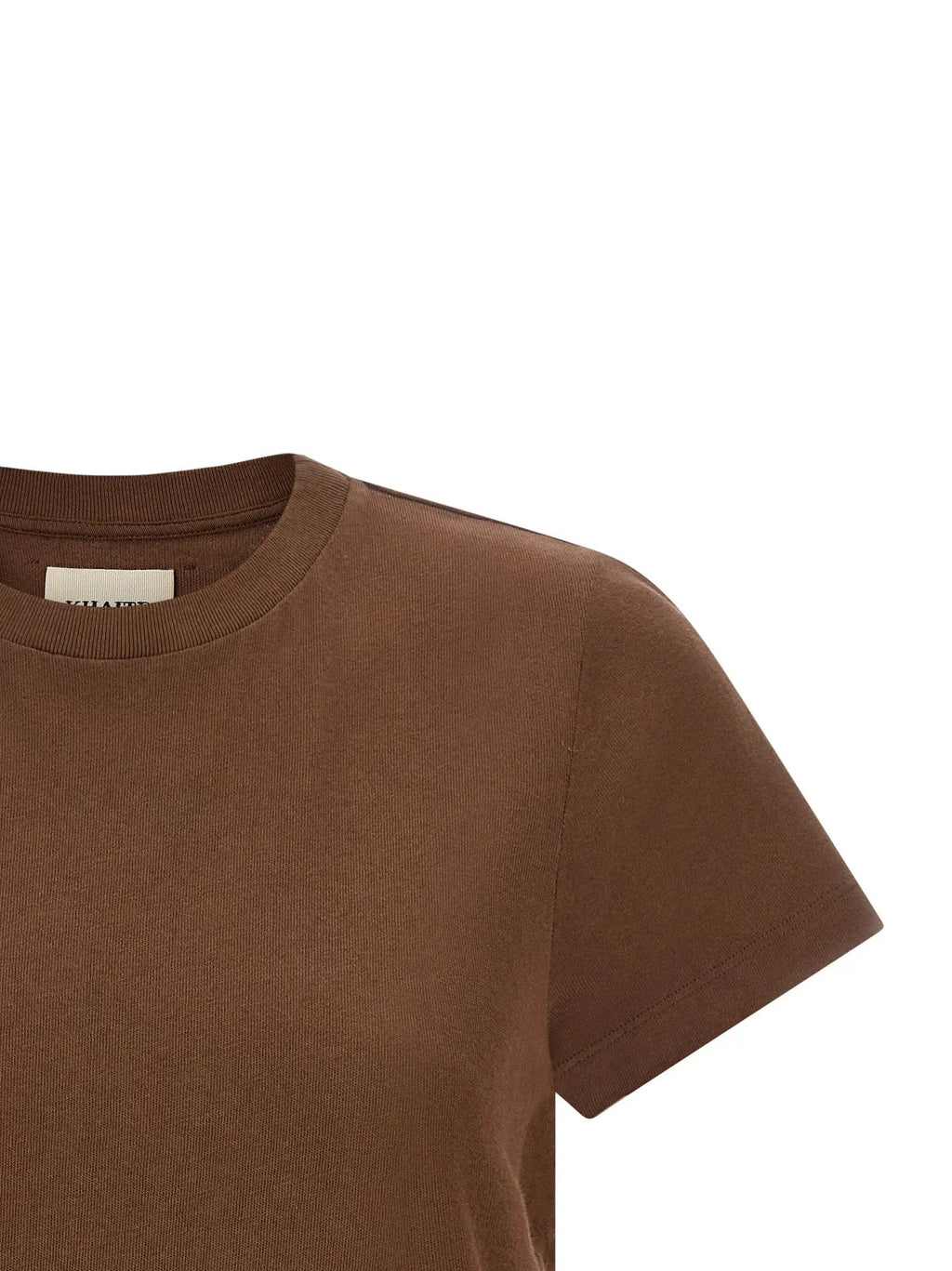 Khaite Khaite Brown Cotton T-Shirt