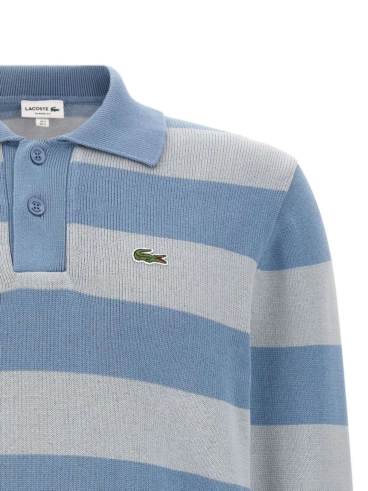 Lacoste Blue Cotton Polo Shirt