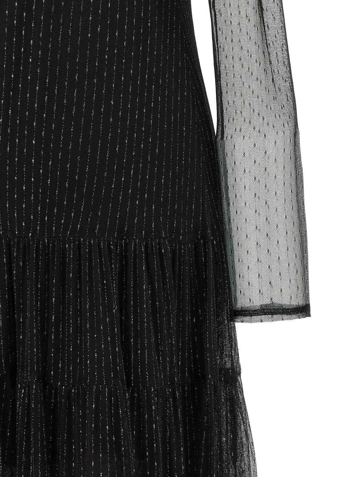 Robe longue Twinset en polyamide noir