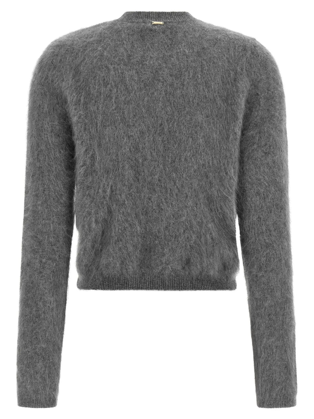 Cardigan Twinset en laine grise