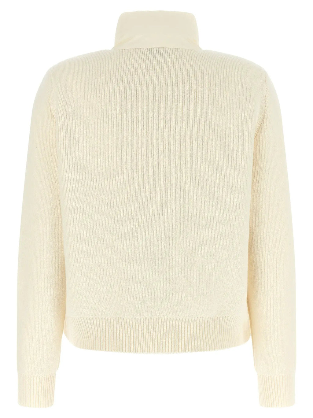Cardigan Moncler en polyester blanc