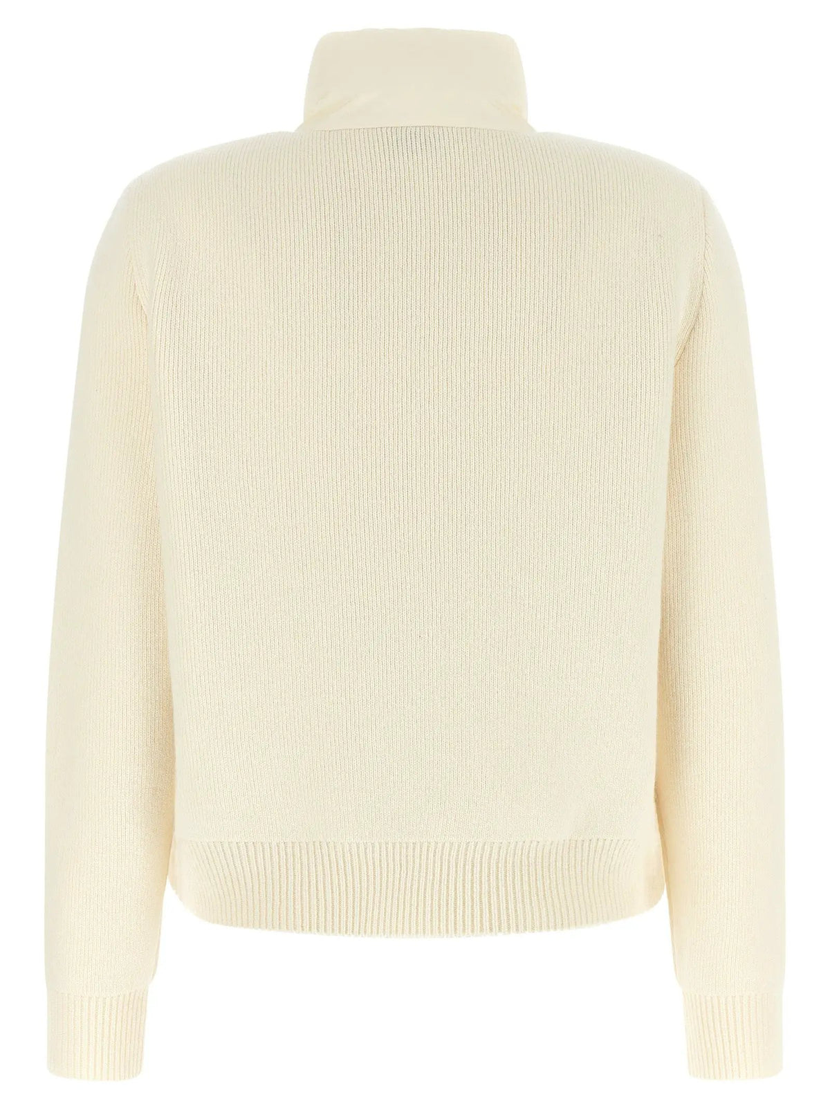 Cardigan Moncler en polyester blanc