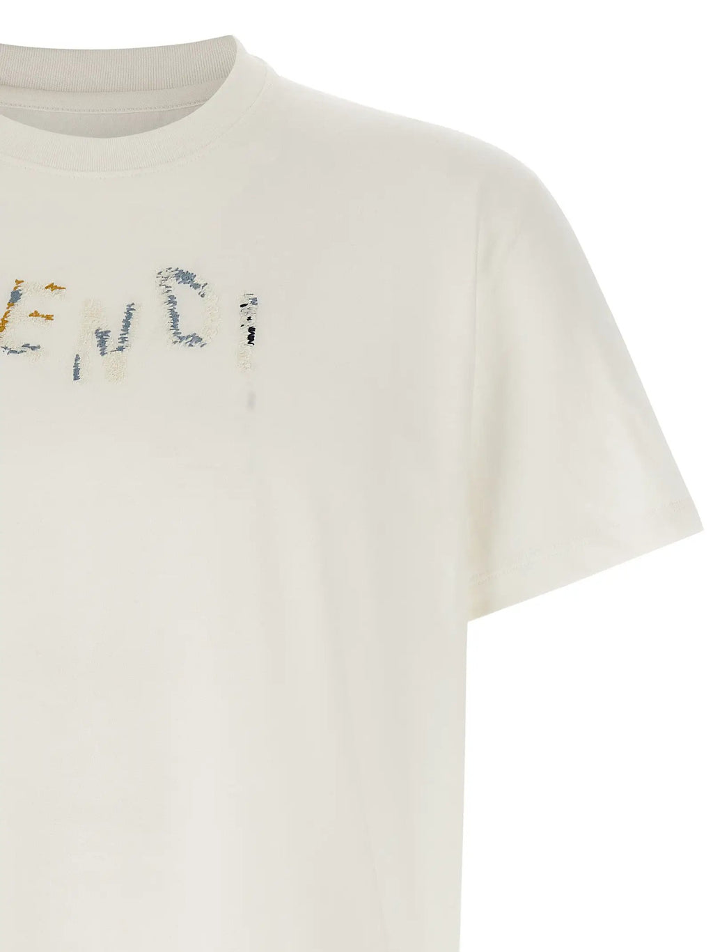 T-shirt Fendi en coton blanc